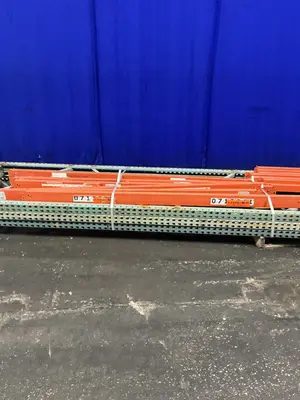 44” X 240” Pallet Racking - Teardrop