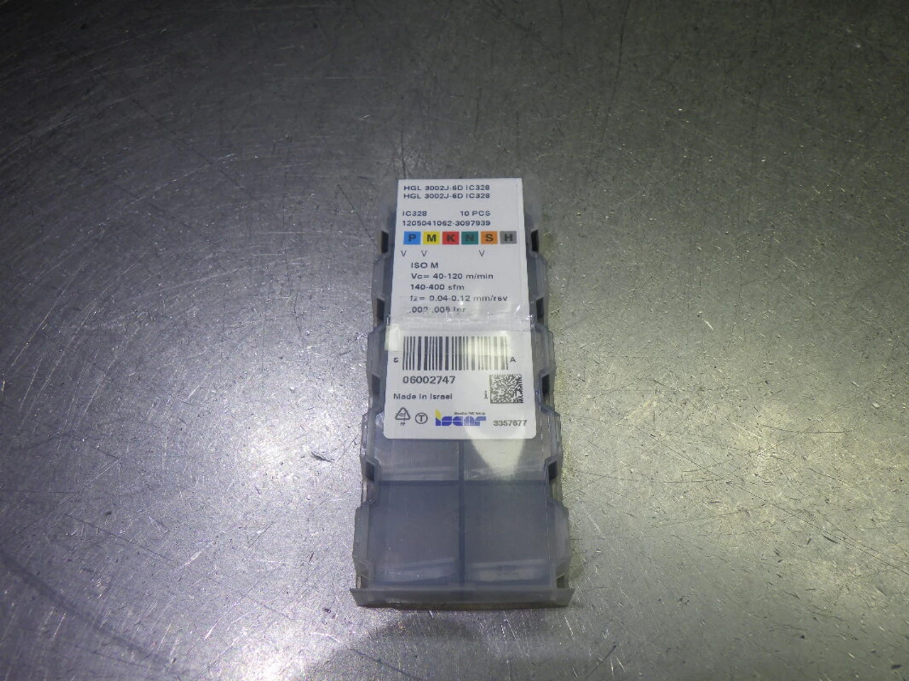 Iscar Carbide Grooving/Parting Inserts QTY10 HGL 3002J-6D IC328 (LOC2000A)