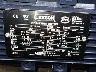 USED LEESON C80T17FZ53A