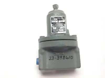 USED FISHER CONTROLS AIR REGULATOR 70-140 PSIG SPRING RANGE, VITON