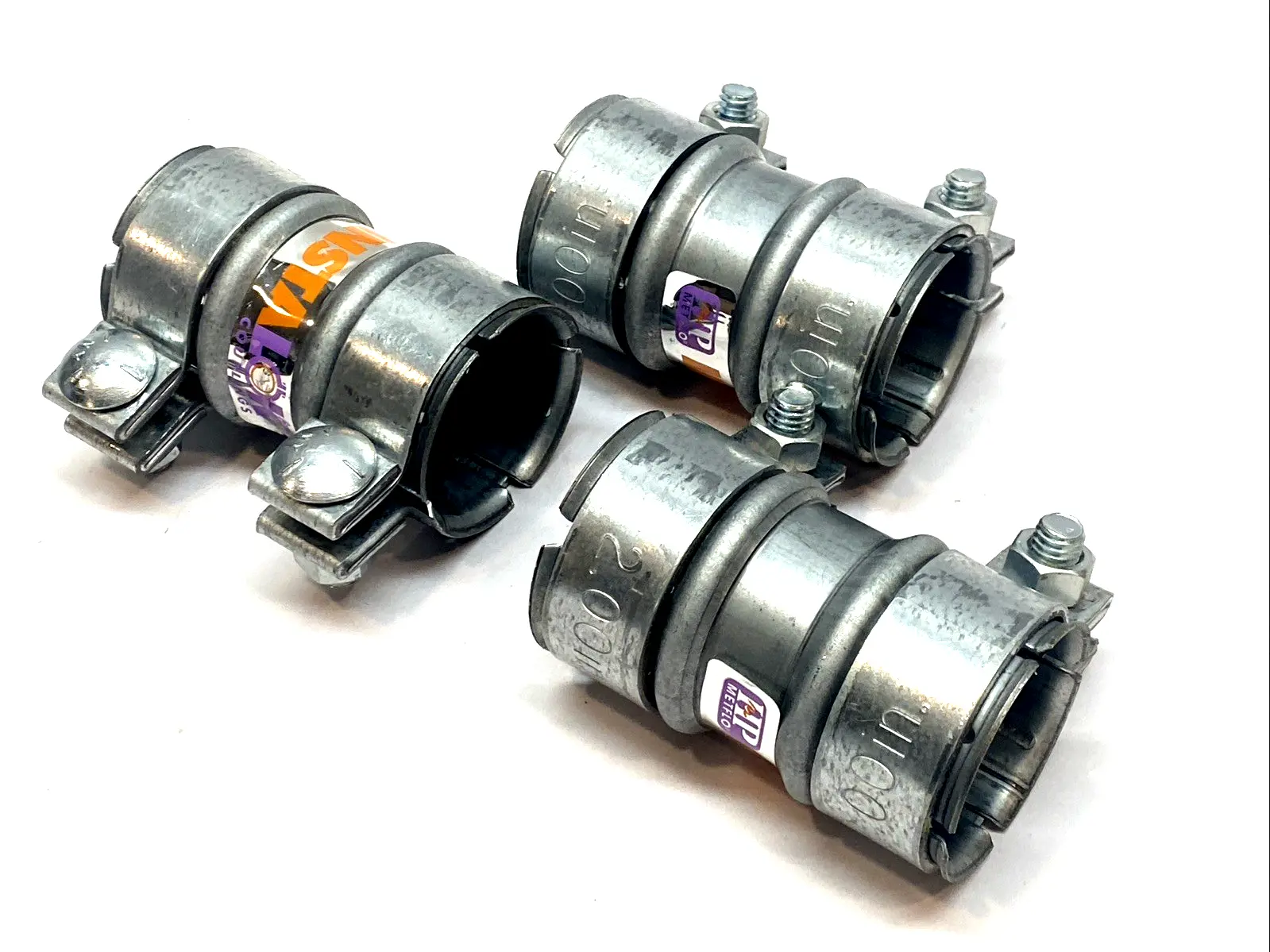 USED INSTALOK COMPRESSION COUPLING 2" OD 4" OAL LOT OF 3