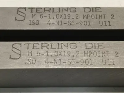 New | in-Stock STERLING DIE 4-N1-S6-901 Taps & Dies Michigan US | Ideal Machinery #1261430