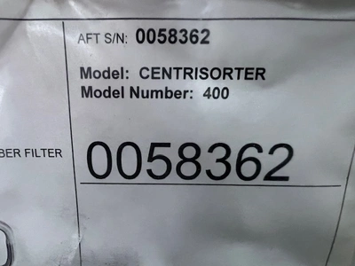 USED AFT 400 Centrisorter