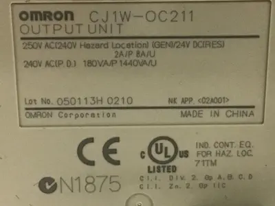 USED OMRON CJ1M CPU13