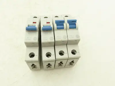 Allen Bradley 1492-D1C160 Mini Circuit Breaker 16A 1-Pole 220V 1PH Lot of 4