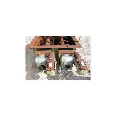 USED ACRISON MULTIPLE AGITATOR BIN DISCHARGER UNLOADER