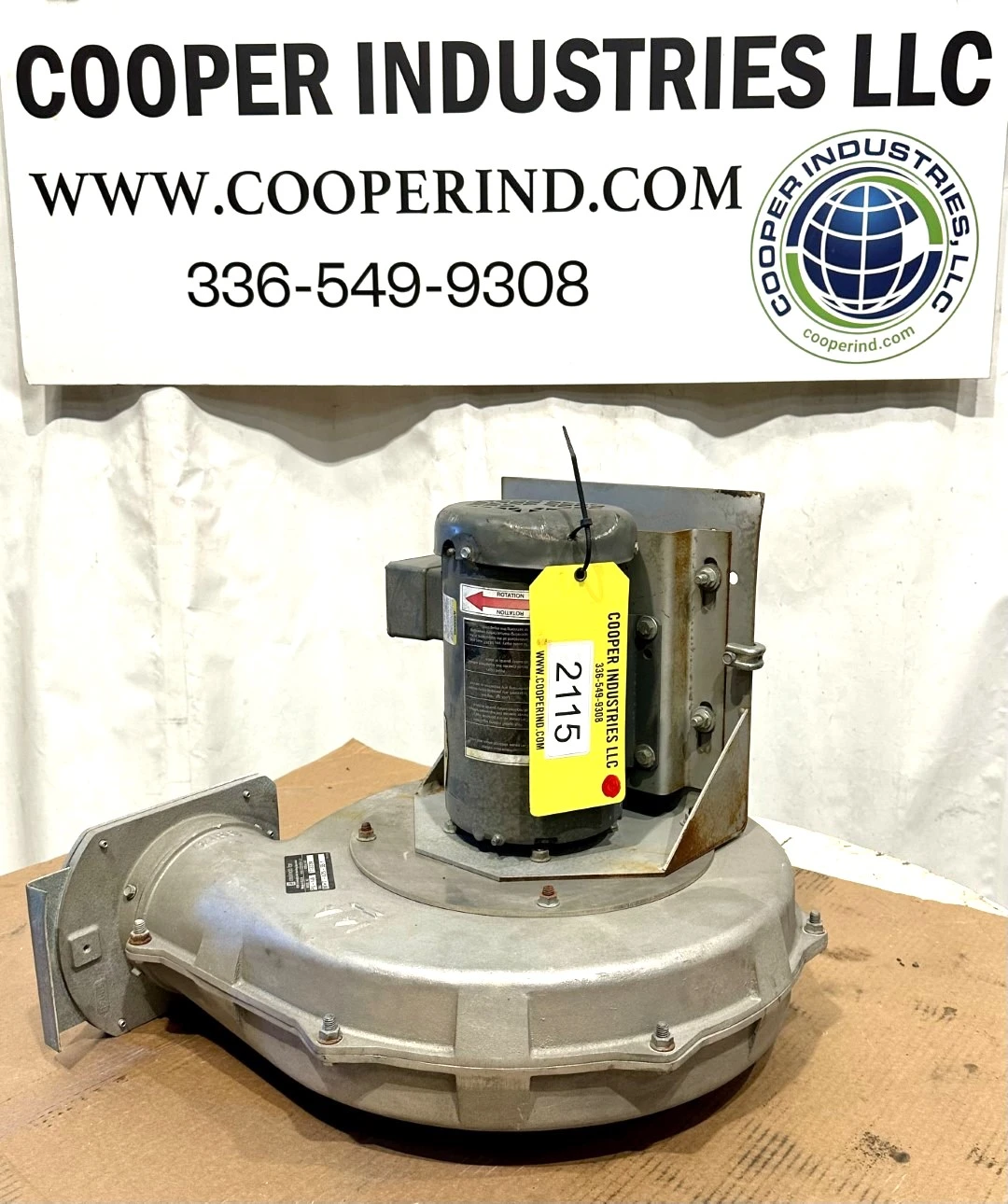 Used _UNKNOWN_ PB-14A Centrifugal Fans West Virginia US | Cooper Industries #1409163