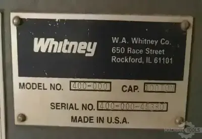 USED WHITNEY 4400 MAX