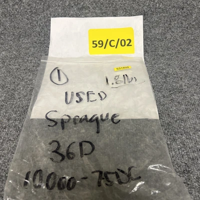 Used Sprague Powerlytic 36D Capacitors California US | Davliegogo LLC #1708365
