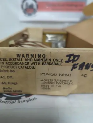 New | in-Stock BARKSDALE MTIH-H152 Industrial Controls Ohio US | Surplus Asset Holdings #1364122