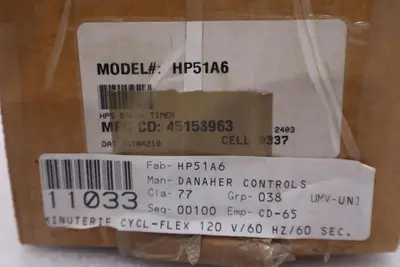 DANAHER CONTROLS HP51A6 / HP51A6 - NEW IN BOX - STOCK GF531A