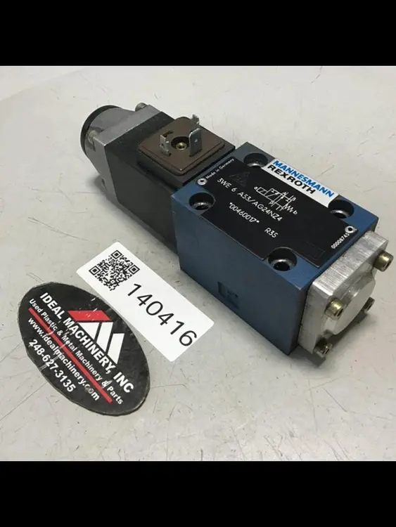 Used MANNESMANN REXROTH 3WE6A53/AG24NZ4 Valves/Fittings Michigan US | Ideal Machinery #591417