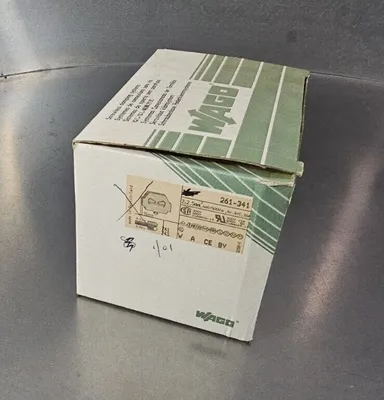 Wago 261-341 conductor Ground Terminal Block - Pk with 44. Loc3C-17
