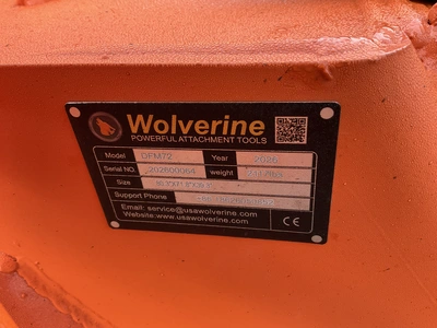Used WOLVERINE DFM72 SKID STEER DISC MULCHER Skid Steer Brush Cutters Michigan US | Miedema Asset Management Group #1760445