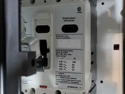 100A, 3 Pole, 600V Circuit Breaker HFD3100 Bucket for Freedom 2100 MCC Frame