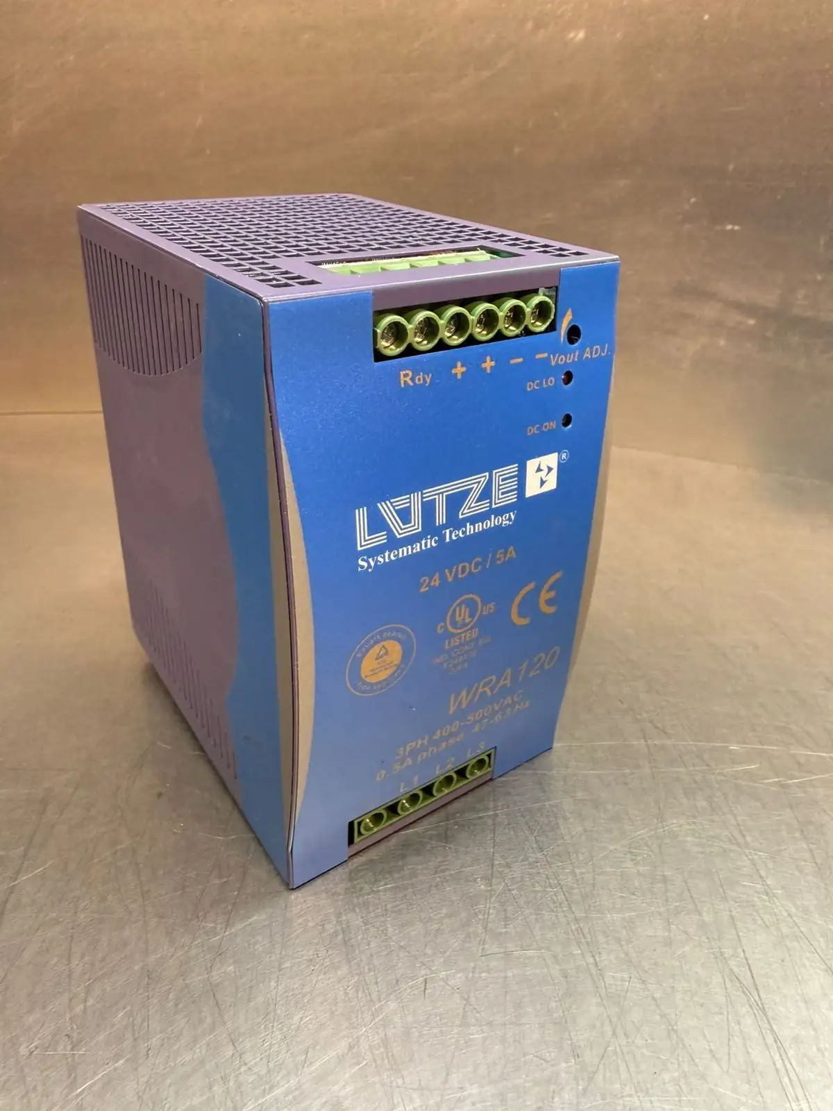 Lutze Power Supply 722803 WRA120-24 (7.2.1)