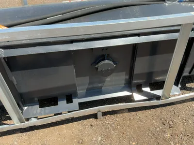 New JCT 73” Vibratory Roller Skid Steer Attachment, Universal Quick Attach, 73” Wide Roller, Has Thr...