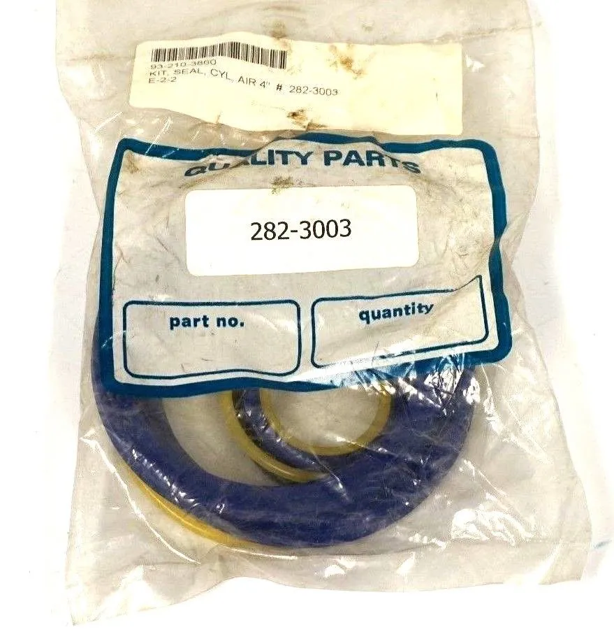 NEW QUALITY PARTS 282-3003 AIR CYLINDER SEAL KIT 2823003