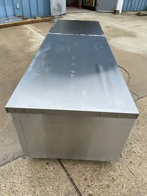Used Silver King Used 97" Silver King SKRCB97HL/CFG Refrigerated 6 Drawer Chef Base - 115V - FG6 Chef Bases Illinois US | Falcon Restaurant Supply #1374309