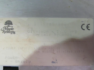 Used MAPLE SYSTEMS _UNKNOWN_ Electrical Panels | OCO Industrial #1655699
