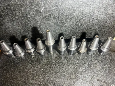 10x BT40 ER16, ER25, ER32 Collet Nuts Included