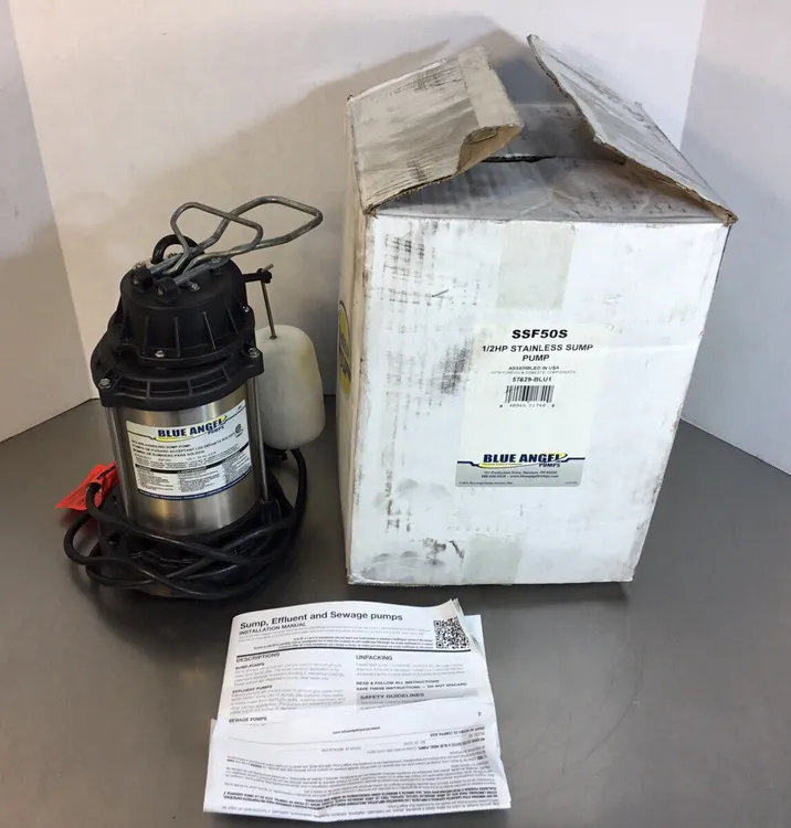 Used Blue Angel _UNKNOWN_ Sump Pumps South Carolina US | Palmetto Automation #1165594