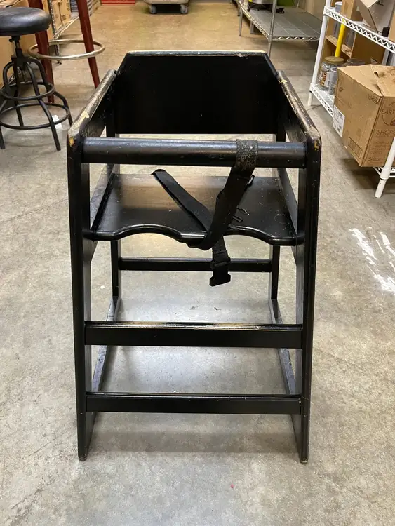 Used Falcon Restaurant Supply Used Kids Wooden Restaurant Stackable High Chair Restaurant Front of House Furnishings Illinois US | Falcon Restaurant Supply #1376205