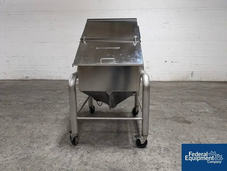 Used N/A Portable Stainless Steel Powder Bin Bins Ohio US | Federal Equipment Company #127362