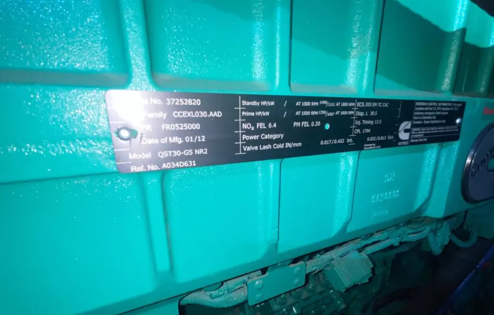 USED CUMMINS DQFAD