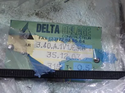 USED DELTA DELAGE 3.25.A.1V1.S.FL, 3.40.A.1V1.E.F6