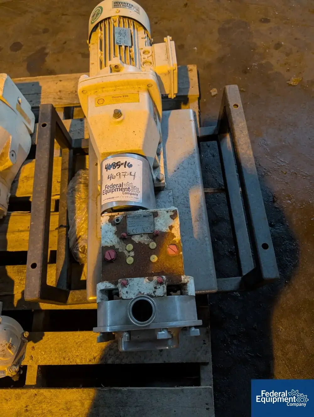 USED Wrightflow Technologies IDEX Wrightflow Rotary Lobe Pump, S/S