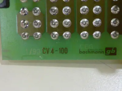 USED BACHMANN ELECTRONIC CV4