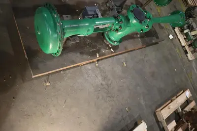 Fisher Control Valve Fulton Boiler Steam Valve With Pneumatic Actuator