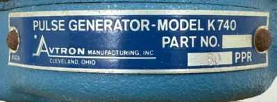 USED AVTRON K740 PULSE GENERATOR 80PPR