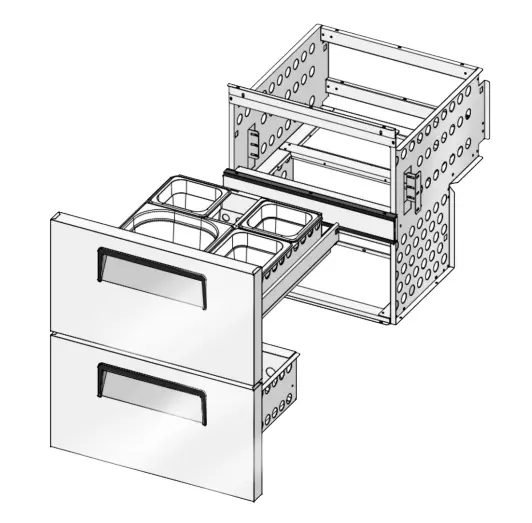 New | in-Stock Atosa New Atosa MSF8309227A00 Drawer Cartridge for MSF8301GR/8305GR & MGF8401GR/8408GR Prep Tables Food, Restaurant, & Bakery Parts & Accessories Illinois US | Falcon Restaurant Supply #1375344