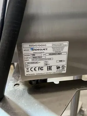 USED 2010 VIDEOJET 1550