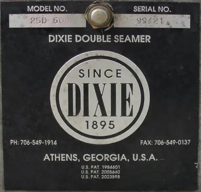 USED DIXIE CANNER 25D-600