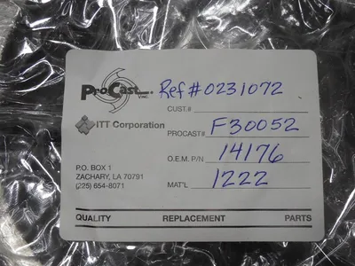 ProCast F30052 Replacement Impeller 14176 1222 New