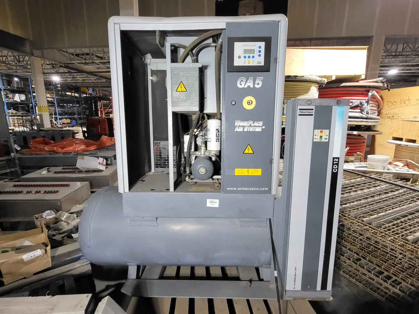 Used 2006 ATLAS COPCO GA5 Rotary Screw & Sliding Vane Air Compressors British Columbia CA | Lenmark #367002