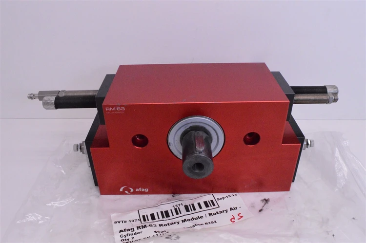 Used Afag RM-63 Rotary Actuators Missouri US | BioLabTek #805608