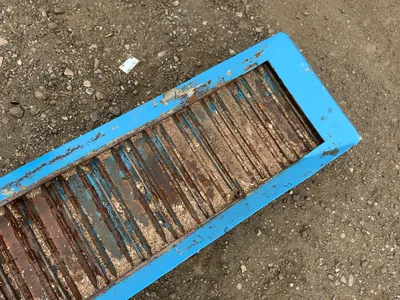 Chip Conveyor, 220/380 Volt 3 Phase Motor, approx. 88” long overall, 9” wide conveyor, Works