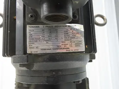 Ebara 40VDP261.5 Vertical Coolant Pump 100L/min 1.5kw 460V 1.5"Flanged Stainless