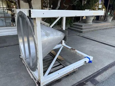 Hopper, 7.5 CF, S/St, 46" Diameter X 46" Deep #S744846