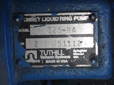 Used TUTHILL KLRC125BC Vacuum Pumps | HGR 24 #743334