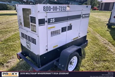 Used 2015 MULTIQUIP WHISPERWATT DCA-25SSIU4F Portable Generators Wisconsin US | Proxy Equipment #1385028
