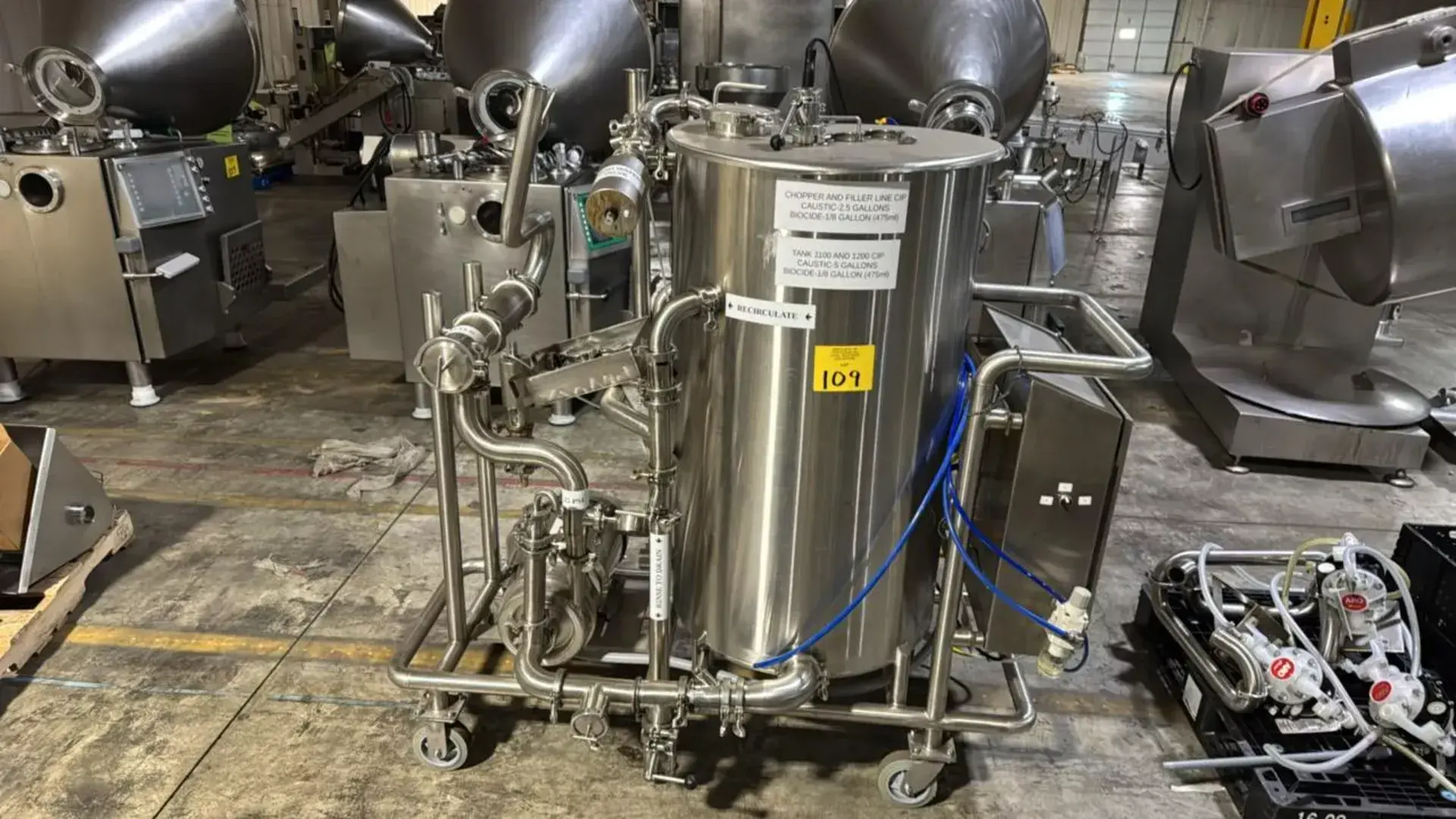 Used STAINLESS STEEL CIP SKID SYSTEM Skidder Illinois US | M&M Equipment Corp. #1224983