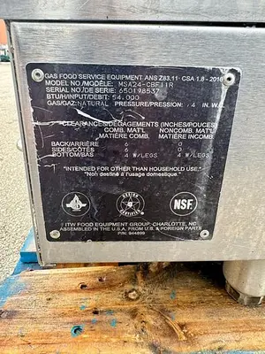 Used VULCAN _UNKNOWN_ Commercial Flat Top Griddles Ohio US | Palm Beach Restaurant Equipment, LLC #1421271