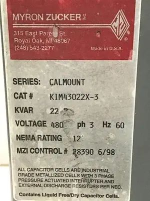 USED CALMOUNT KIM43022X-3