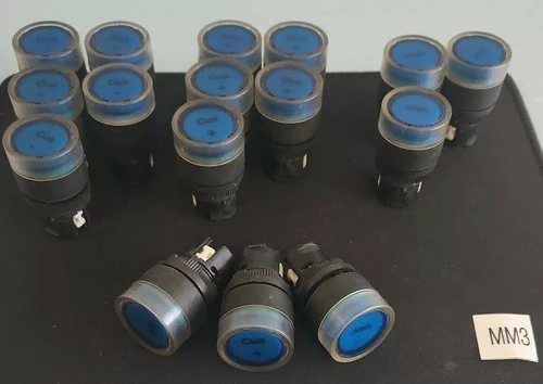*NEW FULL BAG* Blue Push Button Switch 1" *WARRANTY*