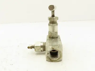 Hex Valve HB501U4131412 Block Bleed Needle Valve 6980PSIG Stainless Steel
